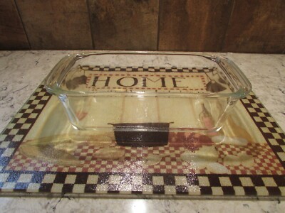 Pyrex Clear Glass Loaf Pan #213 8.5x4.5x2.5 USA