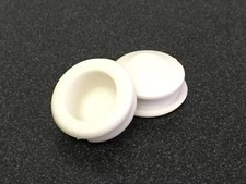 Rubber Stoppers Fit Holes 11/16" White Set / 2 Plugs for Salt  Pepper Shakers