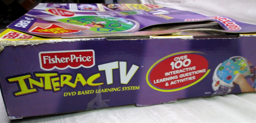 FISHER PRICE INTERAC TV, DVD BASED LEARNING SYSTEM, BRAND NEW AND SEALED!!! - Picture 7 of 16