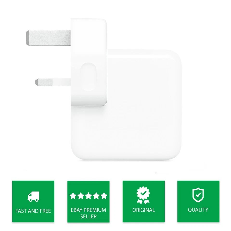 Genuine Apple 30W USB-C Macbook Pro & Air Power Adapter Charger With Cable A2164 - Image 2 of 4