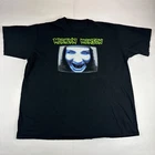 Marilyn Manson T-Shirt Mens XL Black  Short Sleeve Crewneck Y2K 2000s Rock Goth