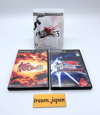 Playstation Drag On Dragoon 1 2 3 Set PS2 PS3 DOD Square Enix Action RPG gete...