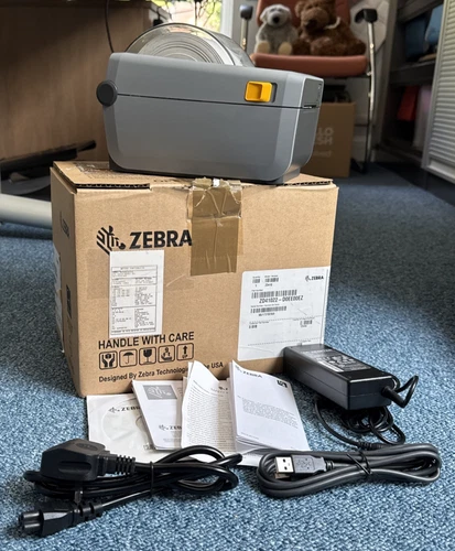 Zebra ZD41022-D0EE00EZ ZD410 DT Label Printer -  60mm - 203 dpi - USB & Ethernet