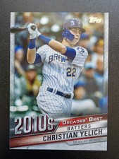 2020 TOPPS CHRISTIAN YELICH 2010'S DECADE'S BEST BATTERS #DB-77