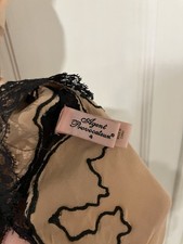 Agent Provocateur Women's Silk And Lace Slip. Size 4. GUC. Pink And Black.