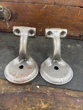 Cast Iron Curved Handrail Brackets, 2 Railing  Akron Ohio