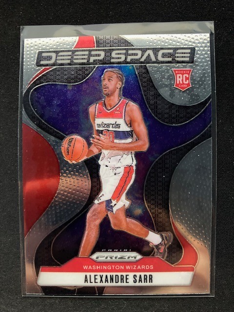 2024-25 Panini Prizm #9 Alexandre Sarr Deep Space Washington Wizards
