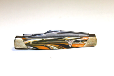 BERTRAM 343S SOLINGEN GERMANY 4'' CATTLE RUSTLER POCKET KNIFE 3 BLADE