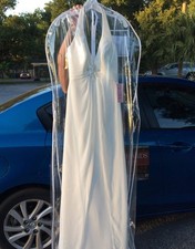 Formal Bridal Wedding Gown, Tiara, And Veil Included