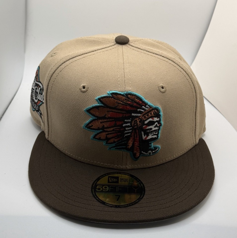 Size 7 Exclusive NOHO Hat Club Skull Chief Cap Hat Fitted 59Fifty New ...