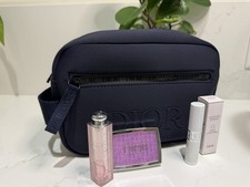Dior Bundle - Travel Bag Navy, Blush, Lip Glow, Lash Primer, Retishot