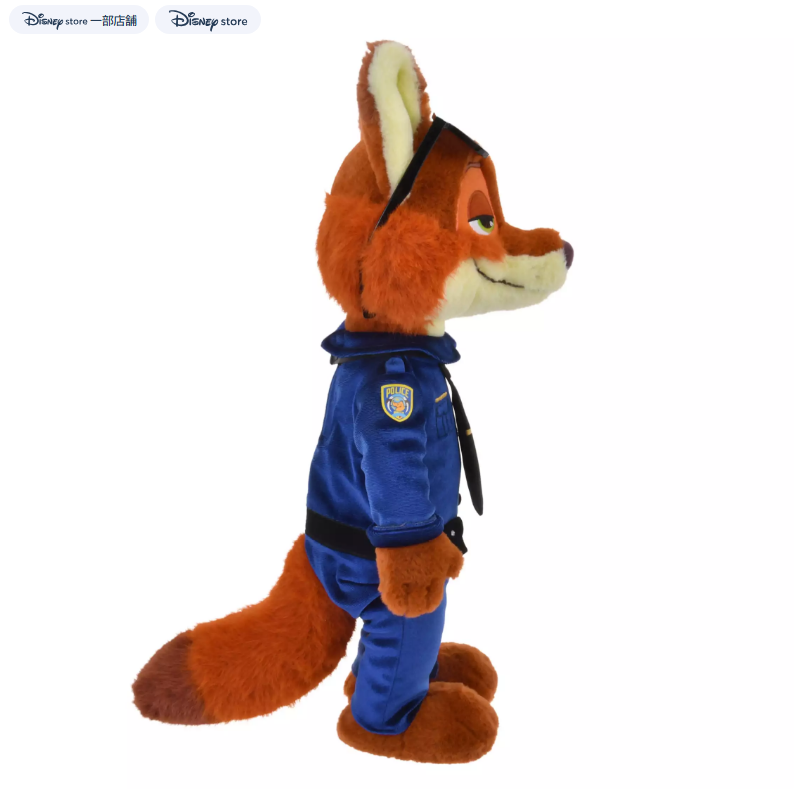 Disney Store Nick Wilde Plush and Costume Set by Fav