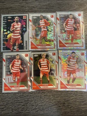1.FC Union Berlin Topps Chrome Lot Ansah Spektrum RC Ilić Refractor Bundesliga