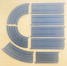 LOT OF 8x DAMAGED Vintage Aurora AFX 1971 Slot Car Track Pieces READ DESCRIPTION