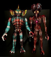 COLORFORMS OUTER SPACE MEN COLOSSUS REX ORBITRON BLOODBATH TOPHEROY SOFUBI SET/2