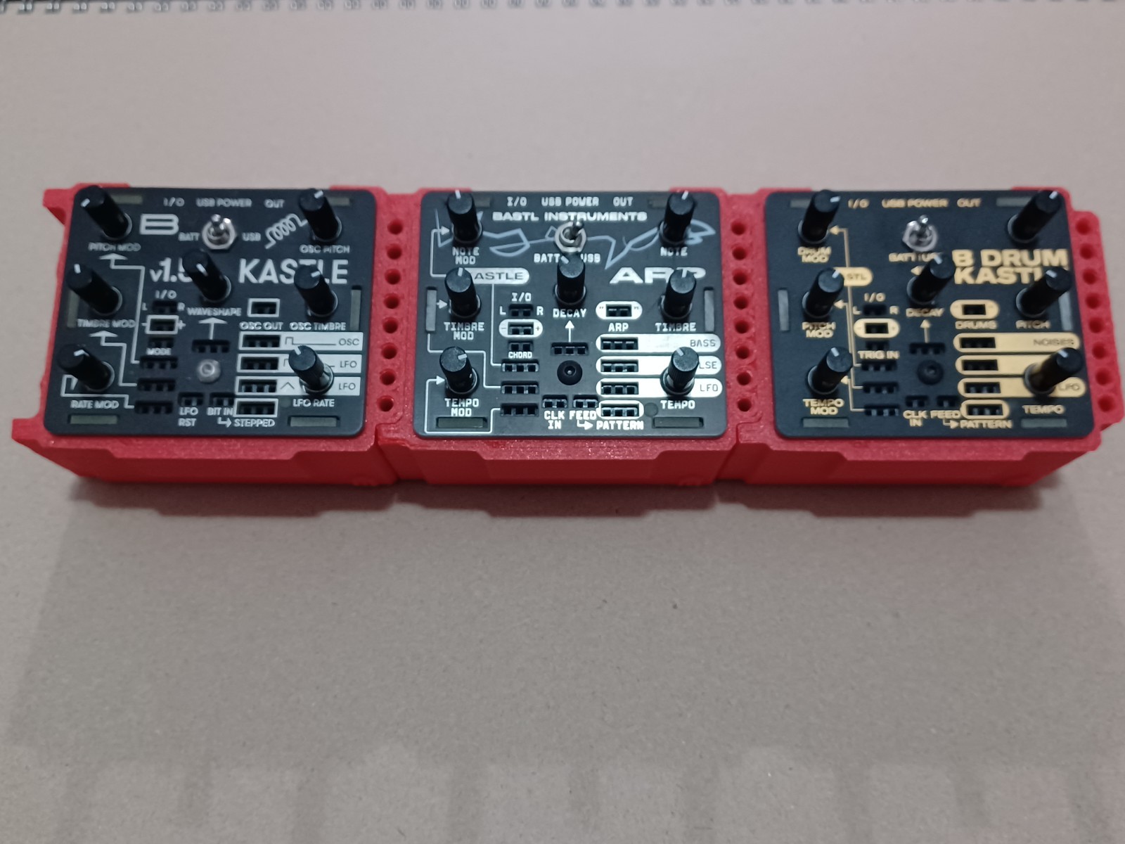 BASTL Kastle, Arp, and Dums with Stand