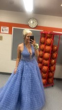Sherri Hill 56650 in Periwinkle; size 12; bought for almost $1000; give an offer