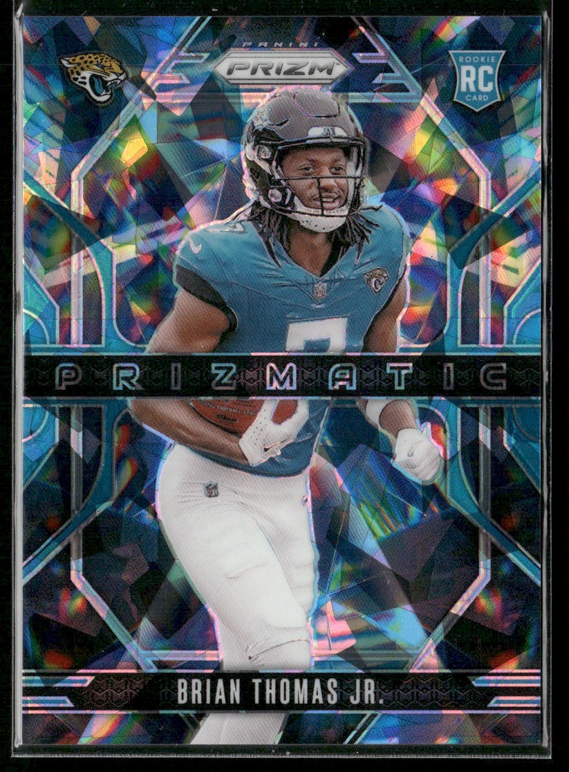 2024 Panini Prizm Prizmatic Blue Ice Brian Thomas Jr. Rookie 30/99 Jacksonville