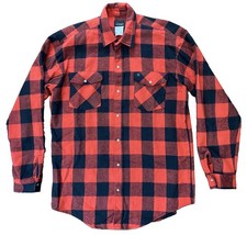 Codet Men’s Large Tall Heavyweight Classic Flannel Buffalo Plaid Button USA MADE