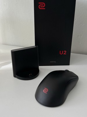 BenQ ZOWIE U2 Wireless externe dongle  Black Kabellose Maus + Extras 