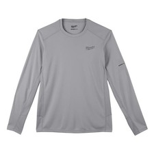 Milwaukee Workskin Lightweight Performance Shirt - Long Sleeve - Gray S