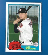 2018 Topps Archives Alex Bregman Card, Houston Astros Baseball #242