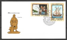 1982 1CUBA FDC Discovery of America, 490th Anniv. (Michel # 2698,2701)