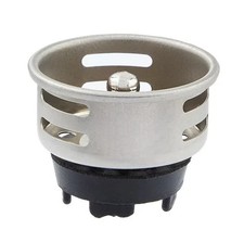 Everbilt Bar Sink Drain Basket 1-1/2 in Stainless Steel Model  866600