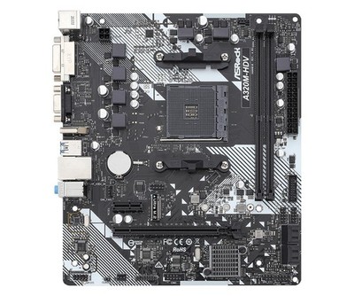 ASRock A320M-HDV Motherboard   A320 AM4 DDR4 mATX D-Sub M.2  Ryzen USB 3.1 #mj