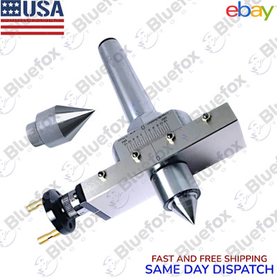 Tailstock Taper Turning Attachment MT2 with Revolving & Dead Center | Precision