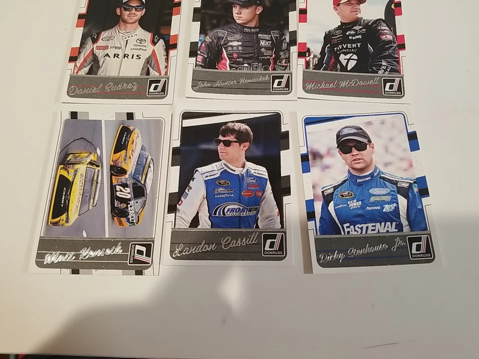 9 - 2016 DONRUSS nascar Cards! Ships Free! - Image 4 of 4