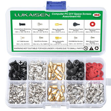 350PCS Computer Screws Motherboard Standoffs Assortment Kit for Universal Mother