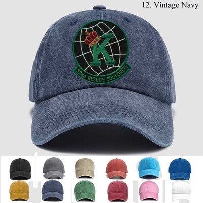 Customized Personalization Embroidered Hat 32nd Rescue Squadron, Trucker Hat