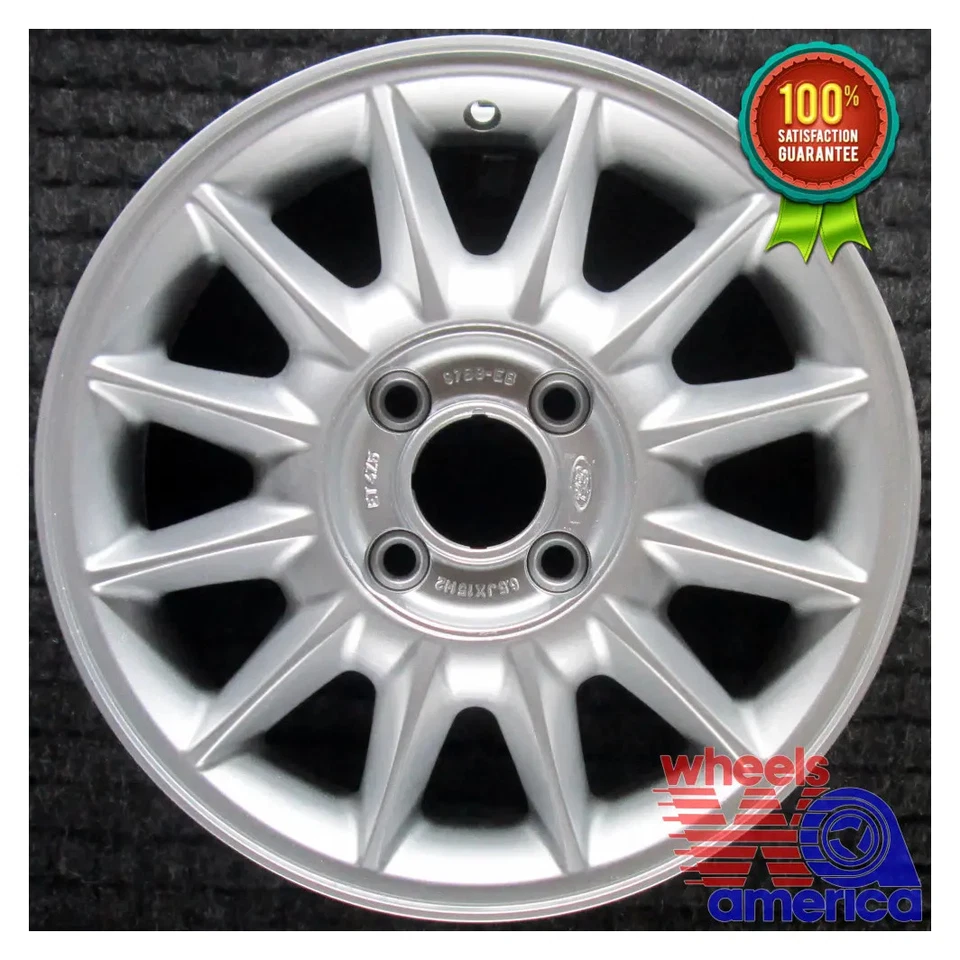 Wheel Rim Ford Contour 15 1997-2000 F7RZ1007EA Painted OEM Factory OE 3213 - Image 2 of 4