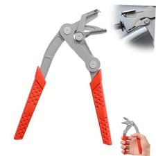 Car Clip Pliers, Panel Clip Removal Pliers, Spring-Loaded Panel Clip Red