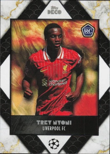 2024-25 Topps Deco UEFA CLUB COMPETITIONS PRODIGY TREY NYONI - LIVERPOOL FC