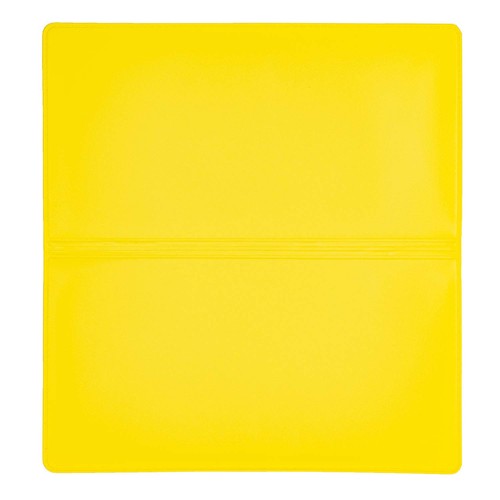 Yellow Vinyl Checkbook Cover, Top Tear Personal 6-3/8 X 6-7/8,  - Picture 4 of 6