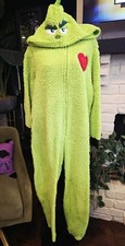 The Grinch Suit Pajamas One Piece Costume XXL Christmas