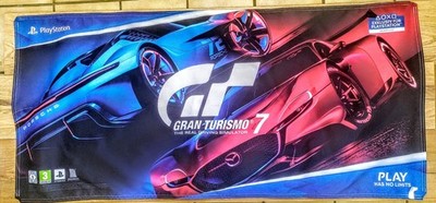 Gran Turismo 7 Original Playstation Banner Reklame Promo Werbung 120 cm x 58 cm