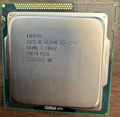 Intel Xeon E3-1240 SR00K 3.30GHz Quad-Core LGA1155 Server Processor CPU