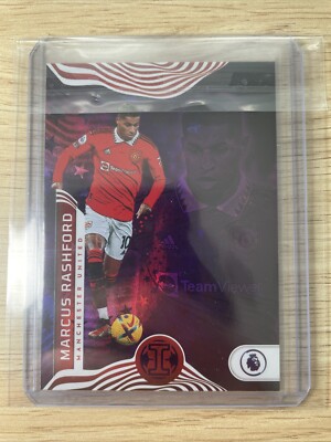 Marcus Rashford Man Utd 2022-23 Panini Chronicles Purple Astro ILLUSIONS SP #196