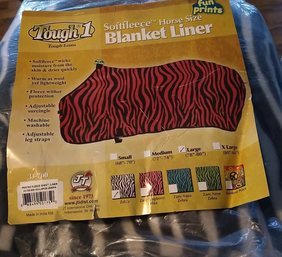 Manta de ejercicio suave de vellón para caballo mechas humedad forro de invierno 78-80 Foto 2 de 3