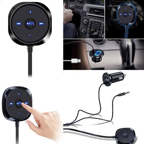 Bluetooth Car kit Hifi Wireless Car Radio Receiver Stereo USB Car Charger - Image 3 of 4