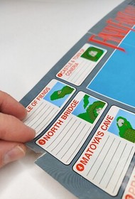 Final Fantasy 1990 Nintendo NES World Map / Enemy Chart NES-FF-USA(B)