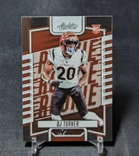 DJ Turner Rookie RC 2023 Absolute Football Card #175 Cincinnati Bengals