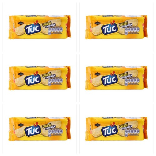 Jacob's Tuc Cheese Sandwich Biscuits 150g Suitable for Vegetarians - Picture 3 of 4