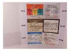 You Pick One of 12 Diff New Inform Card Inserts for W/E 3 Slot Payphone PC013-24