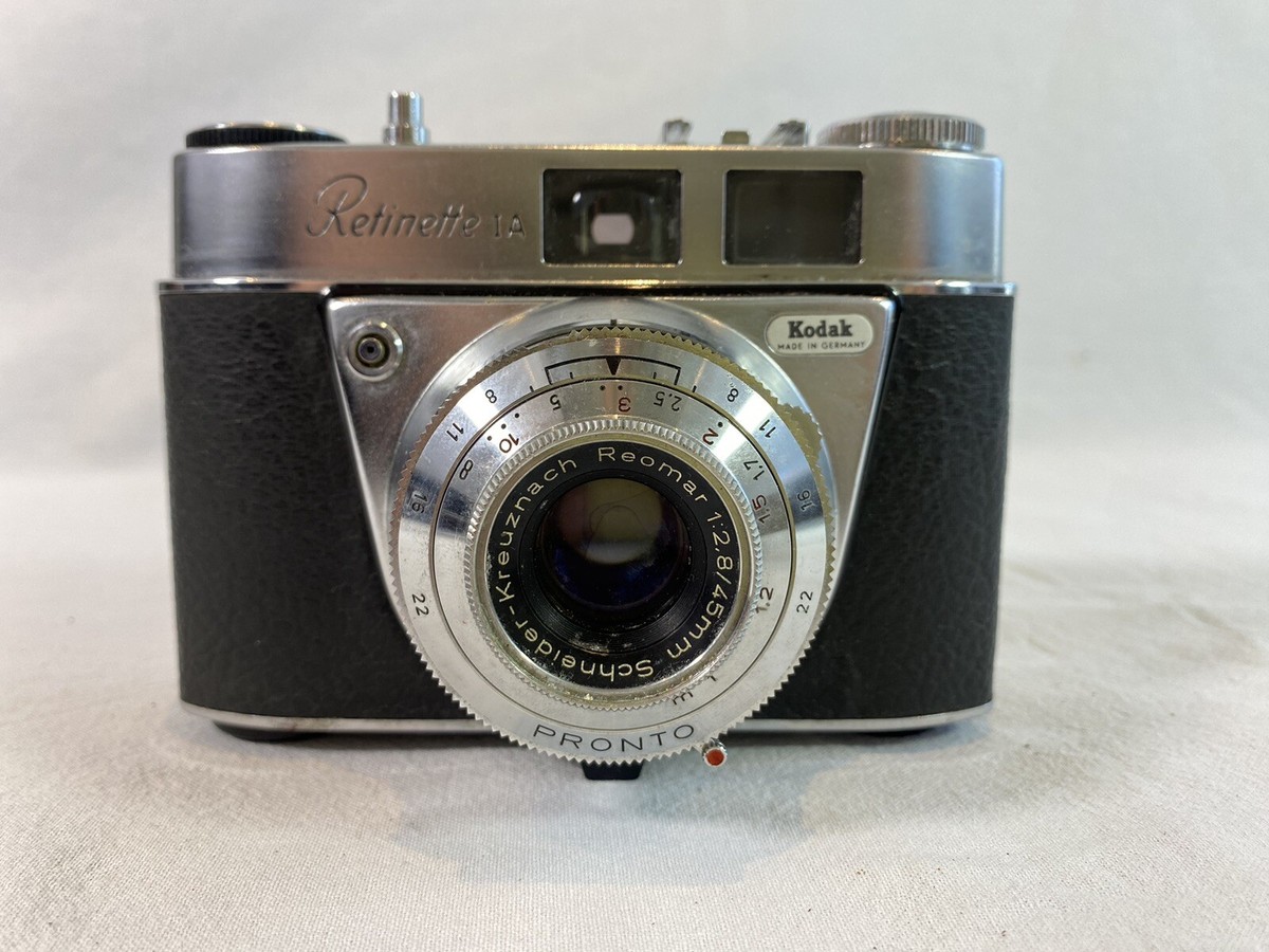 Appareil Photo Ancien Kodak Retinette 1B Compact 35mm - Argenté - Années 1960 - Occasion