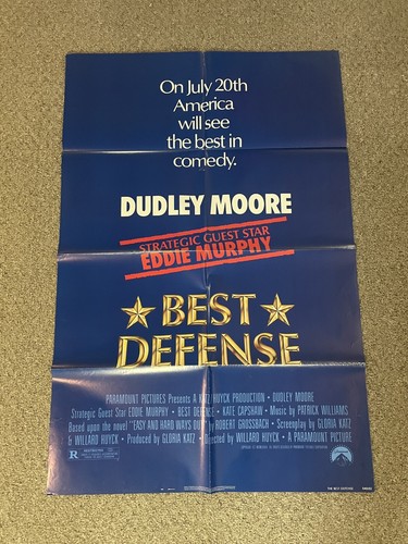 BEST DEFENSE Original Theatrical Movie Poster 1984 Moore Murphy