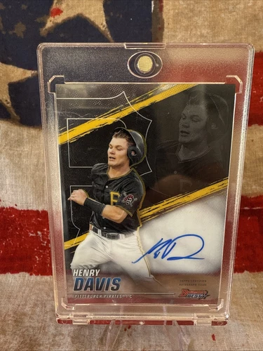 2021 Bowman Best AUTO B21-HD HENRY DAVIS (RC) Pittsburgh Pirates